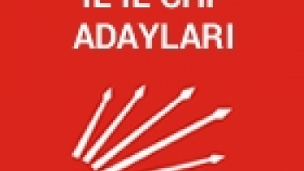 CHP'nin İl İl Kesinleşmiş Aday Listesi