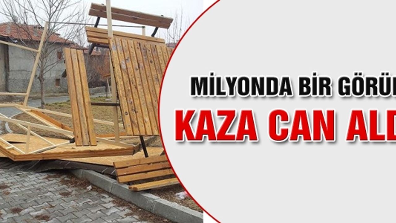 Korgun'da milyonda bir görülen kaza can aldı! 