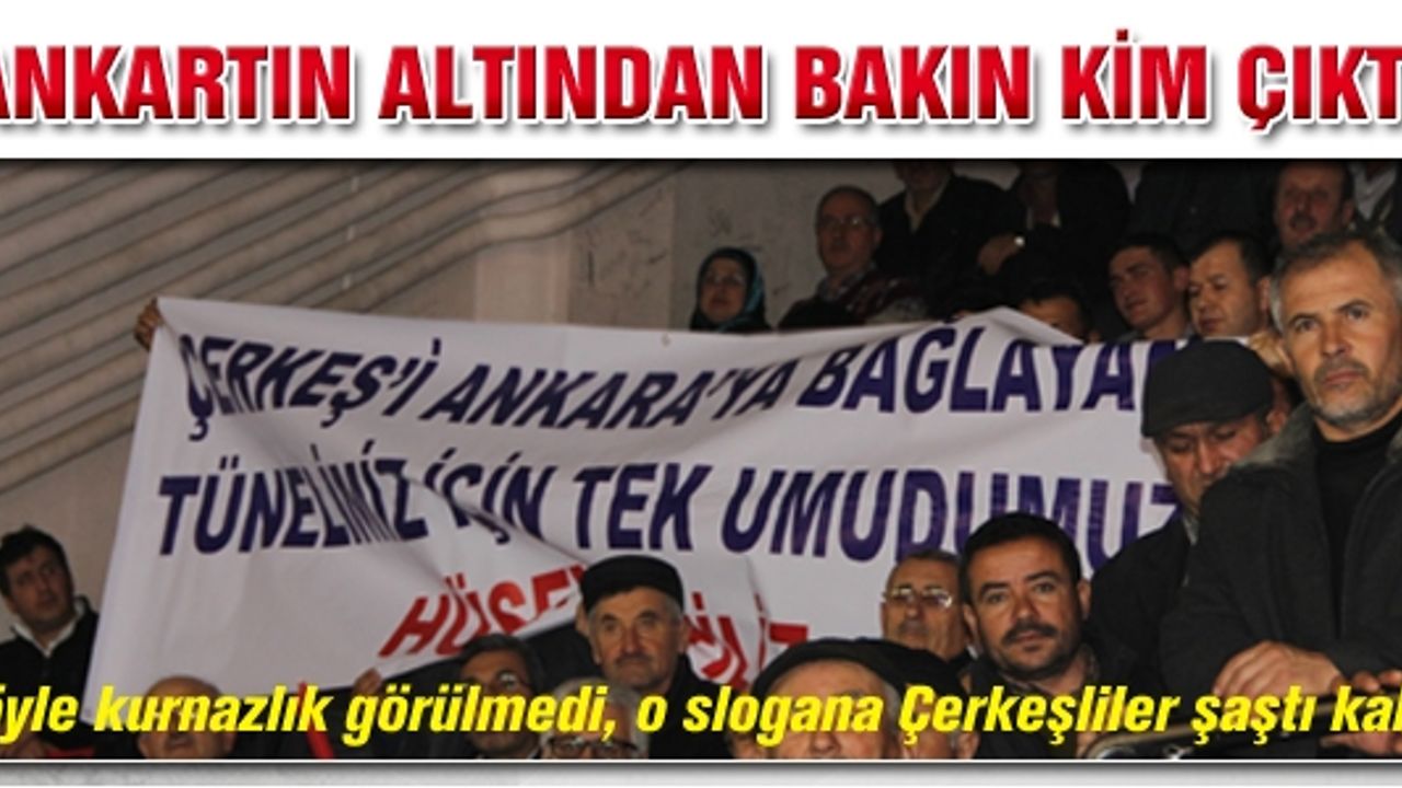 O slogana Çerkeşliler şaştı kaldı, böyle kurnazlık görülmedi! 