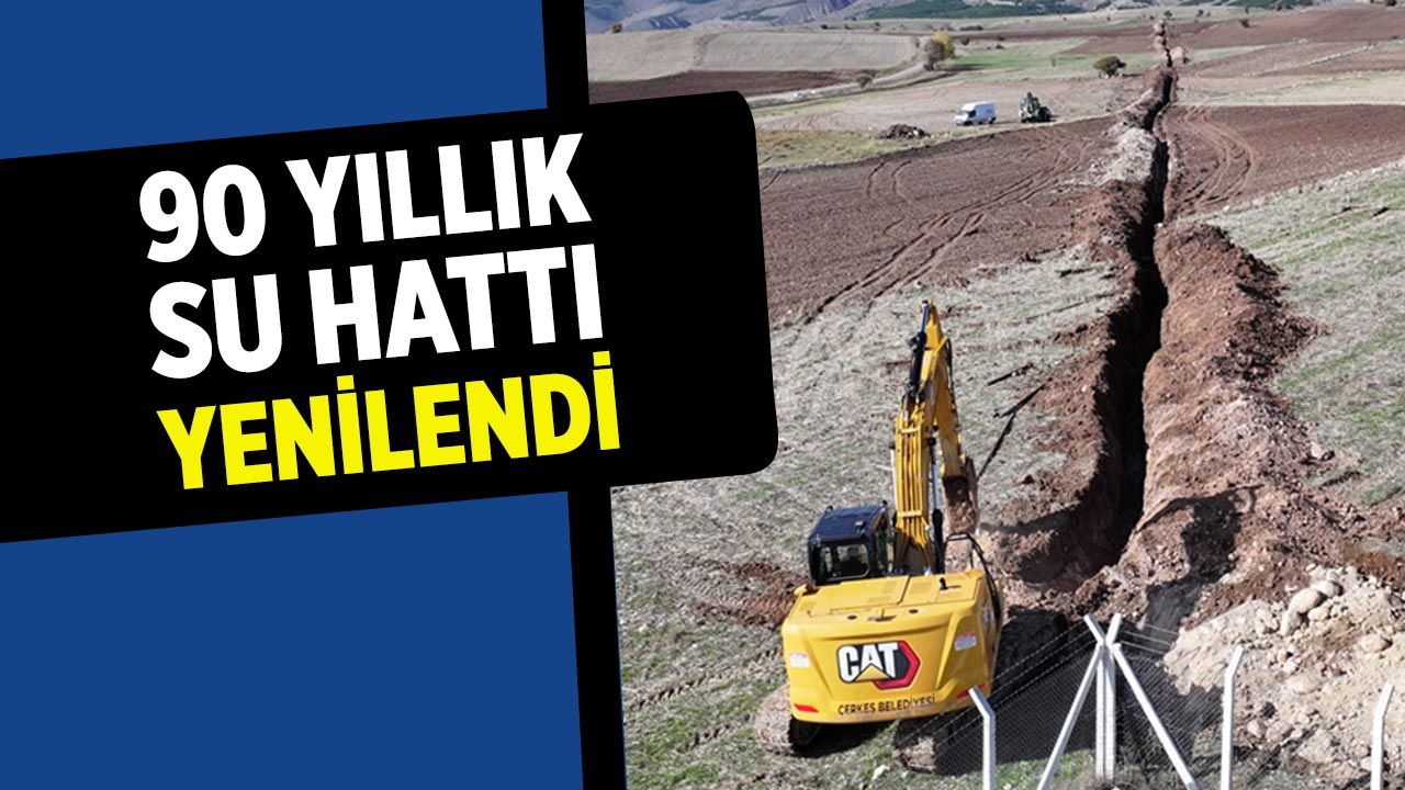 Çankırı’da 90 Yıllık Su Hattı Belediye İmkanlarıyla Yenilendi