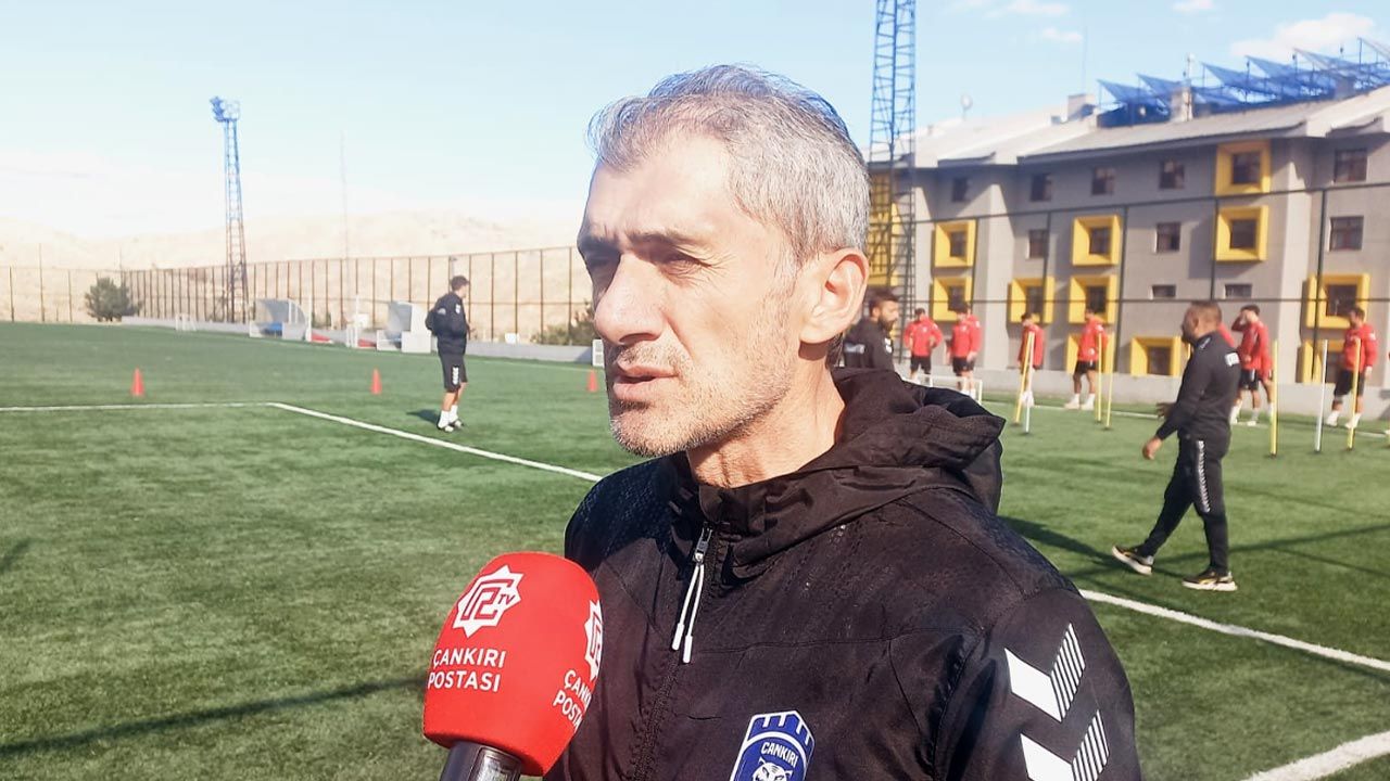 Çankırı FK Teknik Direktörü Ulusal'dan çarpıcı açıklamalar