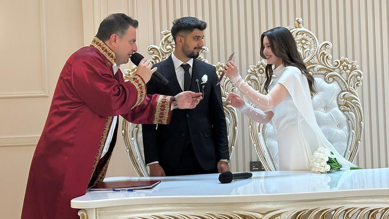 Çankırı’nın yeni nikah salonunda ilk imzalar atıld