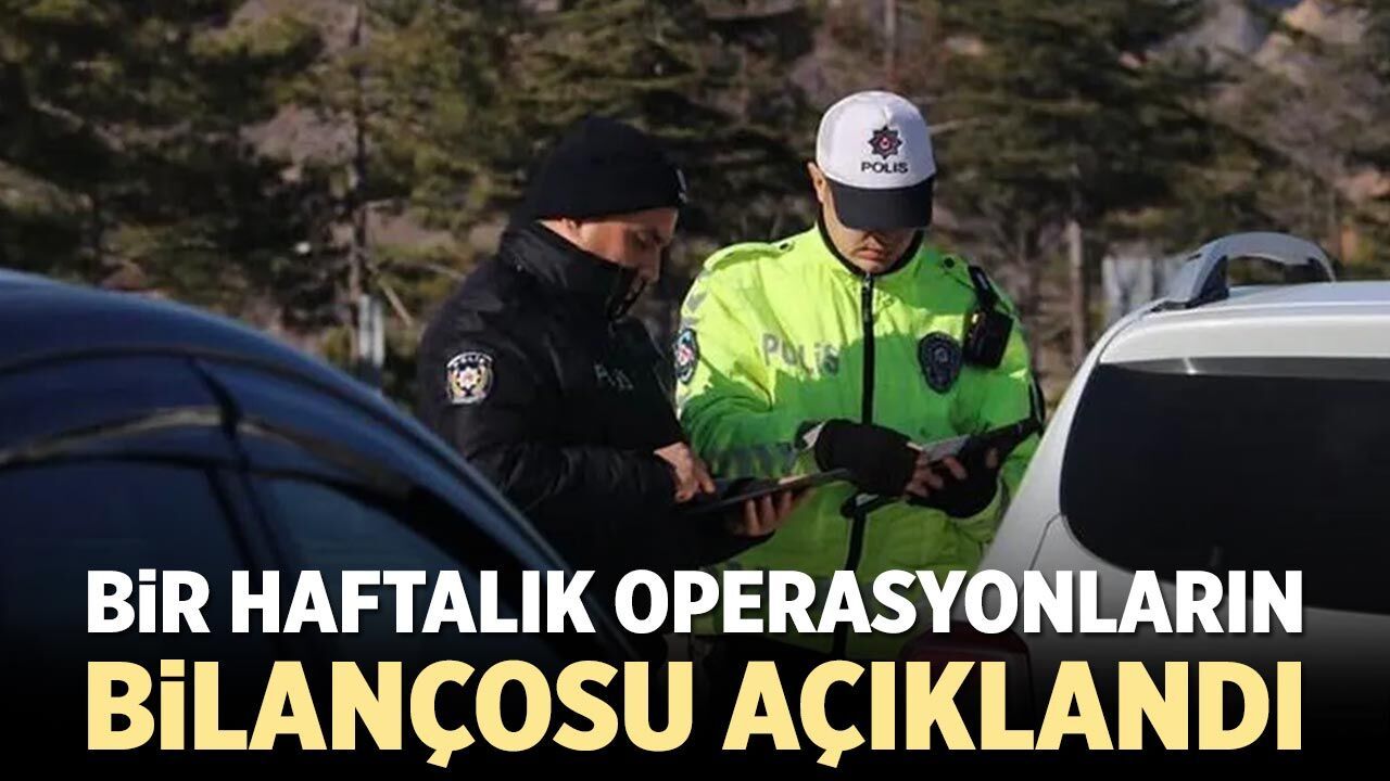Çankırı'da bir haftalık operasyonların bilançosu açıklandı