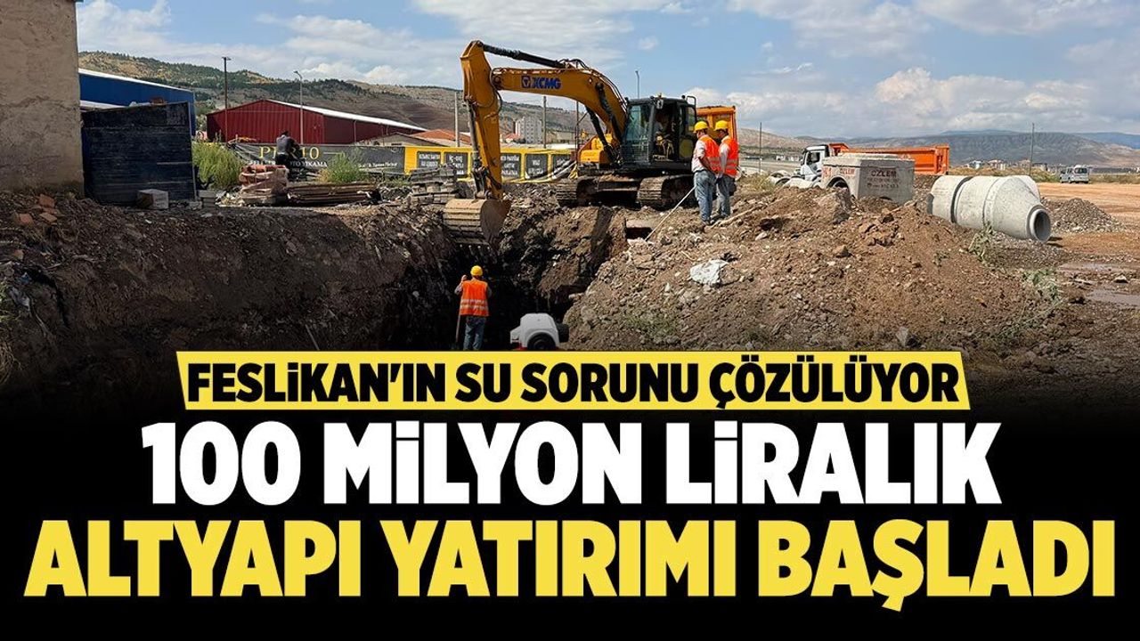 Feslikan'ın su sorunu çözülüyor: Çankırı'da 100 milyon liralık altyapı yatırımı başladı