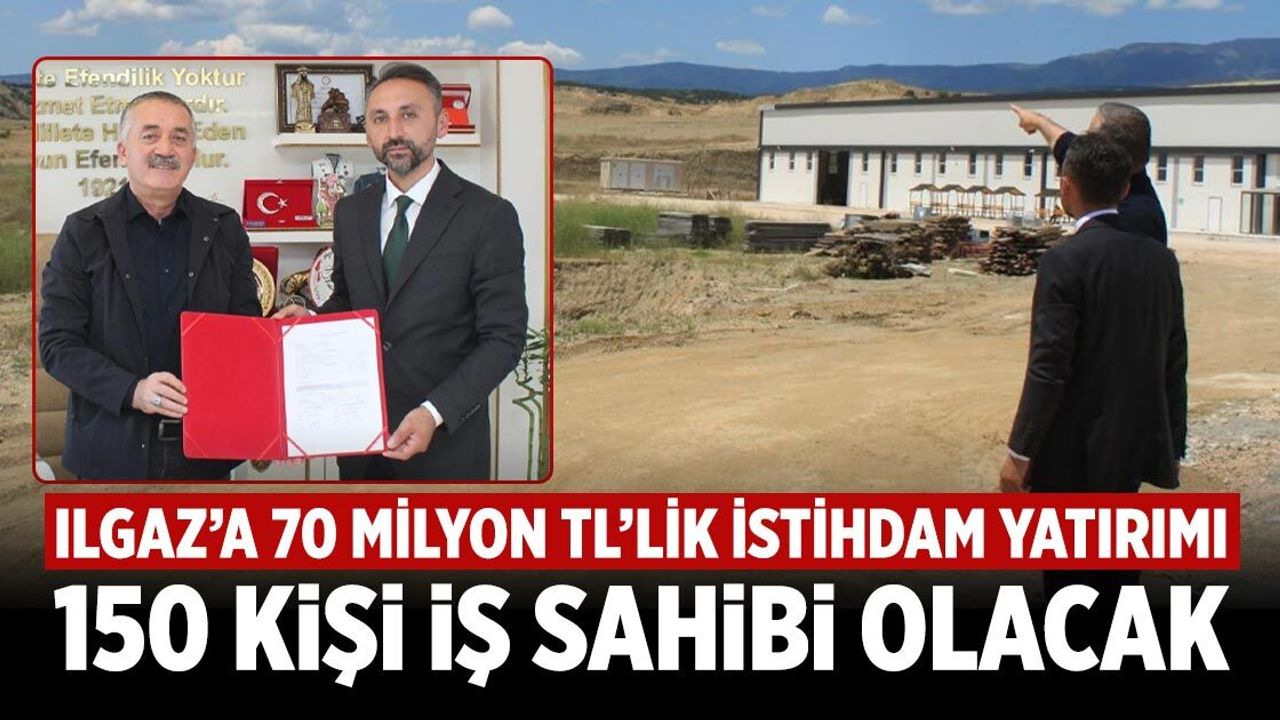 Ilgaz’da 150 kişiye iş kapısı açacak projede imzalar atıldı