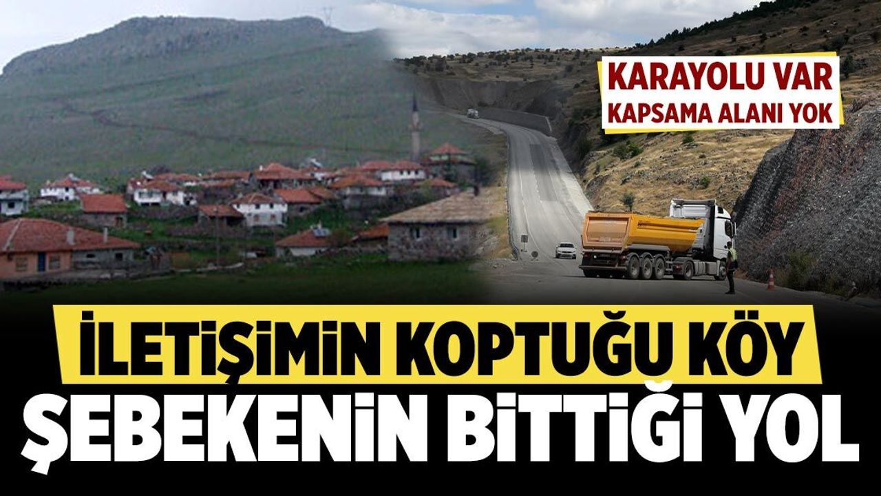 Çankırı'da karayolu var, kapsama alanı yok!