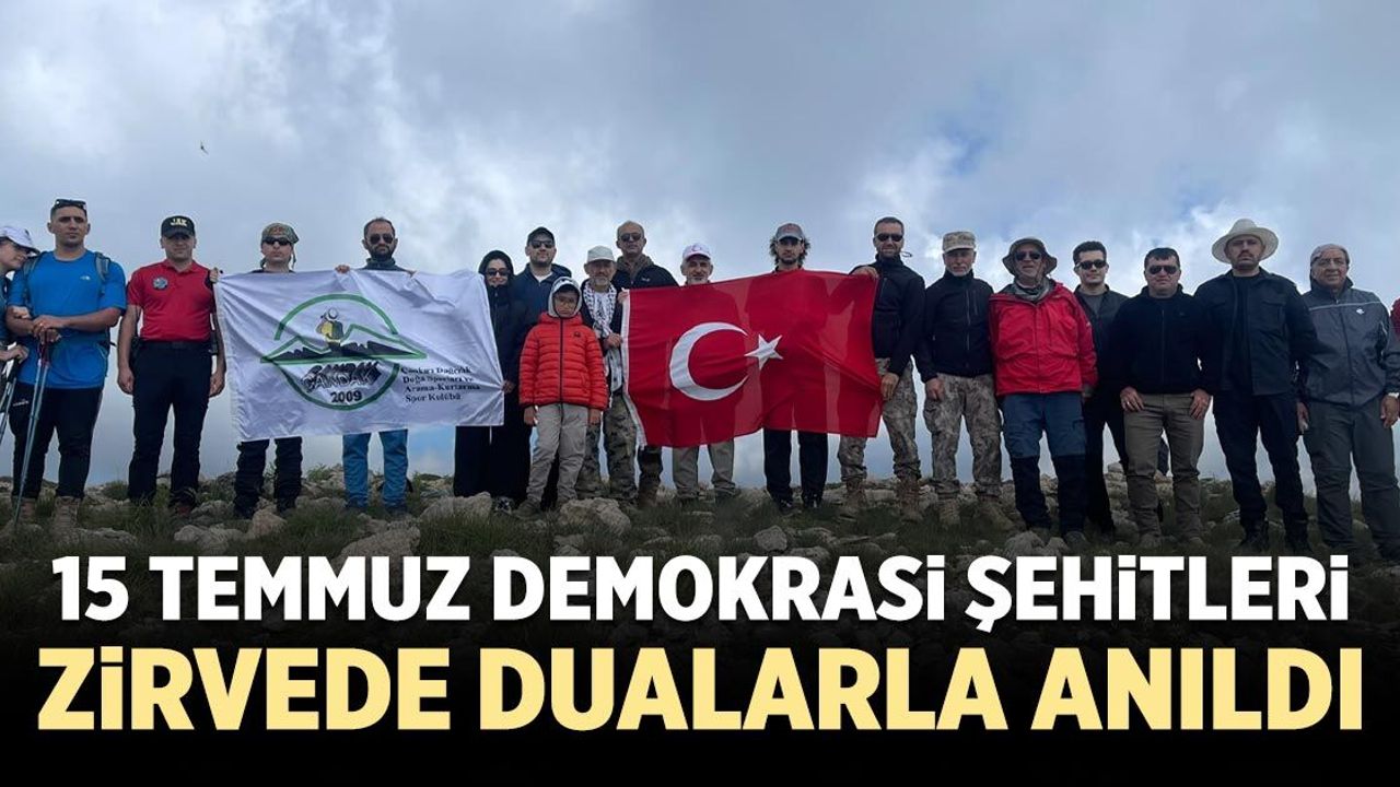 15 Temmuz Demokrasi Şehitleri Ilgaz Dağı'nın zirvesinde dualarla anıldı