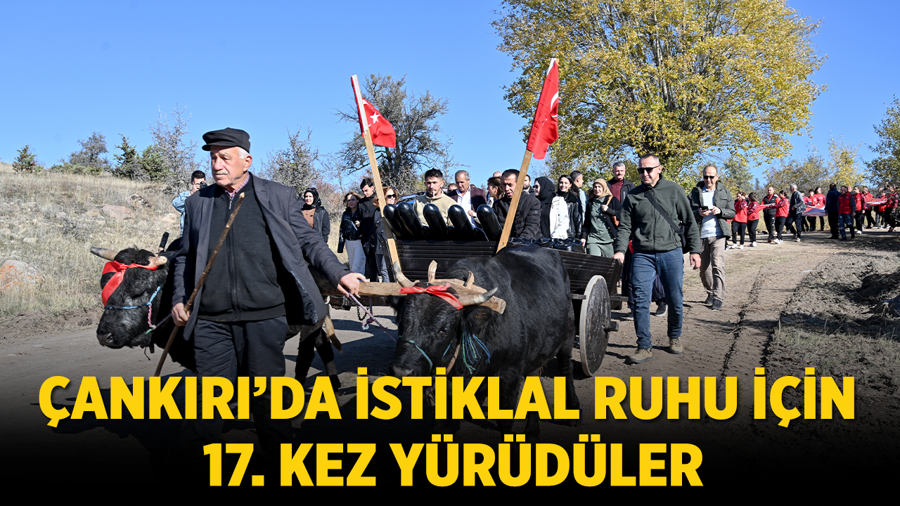 Çankırı’da İstiklal Ruhu İçin 17. Kez Yürüdüler