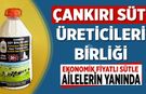 Çankırı Süt Üreticileri Birliği, Ekonomik Sütle Ailelerin Yanında!