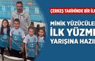 Çerkeşli minik yüzücüler ilk yüzme yarışına hazır