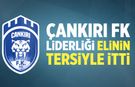 Çankırı FK Liderliği elinin tersiyle itti