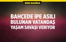 Ilgaz’da ipe asılı bulunan vatandaş yaşam savaşı veriyor