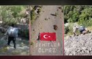 Başbağlar şehitlerinin aziz hatırasına Çankırı’dan dev Türk bayrağı