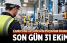 Çankırı’da girişimcilere milyonluk destek fırsatı: Son gün 31 Ekim