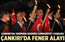 Çankırı’da yağmura rağmen Cumhuriyet coşkusu