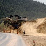 Çerkeş-Kızılcahamam yolunda hummalı çalışma