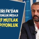 Çankırı FK’dan şampiyonluk mesajı: Hedef mutlak şampiyonluk