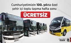 Cumhuriyet Bayramına Özel Otobüsler İki Gün Ücretsiz