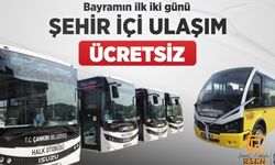 Çankırı'da Bayramın iki günü otobüsler ücretsiz