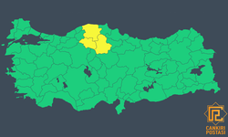 Meteoroloji'den Çankırı’ya sarı kodlu ikaz