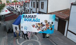 Çankırı’da sanat sokağı kuruldu