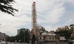 Çankırı’da fırtınada yıkılan cami minaresi yeniden yapıldı