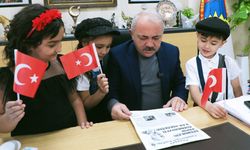 Çankırılı minikler Cumhuriyet’in İlanını Müjdeledi