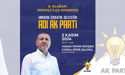 AK Parti 8. Olağan Merkez İlçe Kongresini gerçekleştiriyor