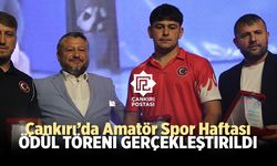 Çankırı’da Amatör Spor Haftası ödül töreni gerçekleştirildi