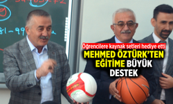 Mehmed Öztürk’ten eğitime büyük destek