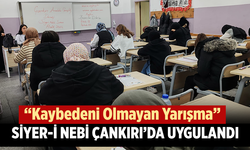 Siyer-i Nebi Yarışması Çankırı’da uygulandı