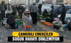 Çankırılı emekçiler soğuk dinlemiyor