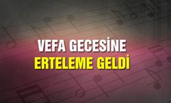 Çankırılı sanatçılara vefa gecesine erteleme geldi