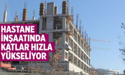 Yeni Devlet Hastanesi inşaatı yükselmeye devam ediyor