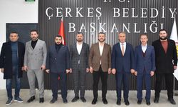 Karabük Belediye Başkanı Özkan Çetinkaya Çerkeş’i ziyaret etti