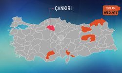 En az Çankırılının yaşadığı 10 şehir