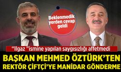 Mehmed Öztürk’ten Rektör Çiftçi’ye manidar gönderme!