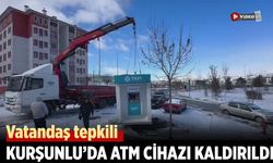 Kurşunlu’da ATM cihazı kaldırıldı! Vatandaş tepkili