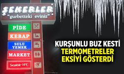 Kurşunlu buz kesti: Termometreler eksiyi gösterdi