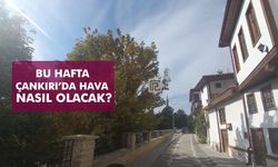 Bu hafta Çankırı’da hava nasıl olacak? İşte detayları...