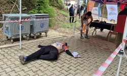 Zorlu parkurda mücadele: Bitişte yere yığıldılar