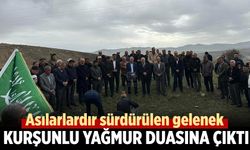 Kurşunlu Yağmur Duasına çıktı