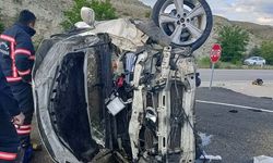 Çankırı'da refüje çarpan otomobil takla attı: 1 ölü, 3 yaralı