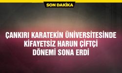 Çankırı Karatekin Üniversitesinde Harun Çiftçi dönemi sona erdi