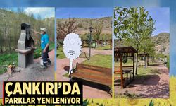 Çankırı’da parklar yenileniyor