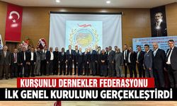 Kurşunlu Dernekler Federasyonu ilk genel kurulunu gerçekleştirdi