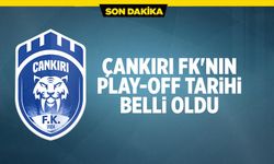 Çankırı FK'nın Play-Off tarihi belli oldu