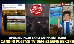 Çankırı Postası TV’den izlenme rekoru! Binlerce insan canlı yayına kilitlendi