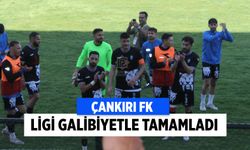 Çankırı FK ligi galibiyetle kapattı