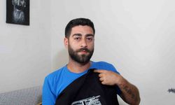 Bayramlaşmaya gitti, karnına yorgun mermi isabet etti